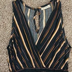 Stripped Jumpsuit